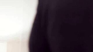 hot brunette, wanna watch her get fucked on the office desk?