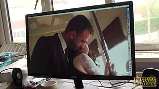 Pascalssubsluts - UK Sub Mea Melone Gets Rough Anal Fucking with Spanking