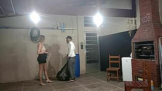 Dirty Beggar Scores Big With Lady In Cowgirl Riding!