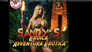 Sandys erotic milf cosplay in wild parody adventure