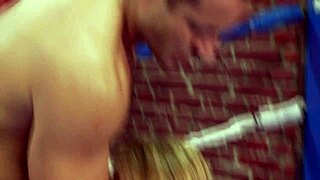 Francesca Felucci's intense fucking in the ring post-practice