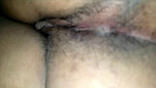 Husband captures his cumshot on wife’s massive round booty in homemade clip