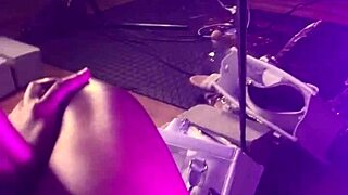 Slim ebony cowgirl fucked!