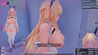 Secret Flasher Manaka drives me wild in this final drone mission anime game