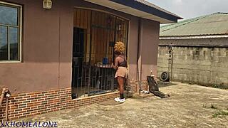 Fucking My Neighbor Babe While She Waits For Her Boyfriend In Xhomealone Room