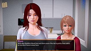 Hey, check out my new family game with the blonde