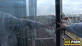 Sis Porn flapper greedily sucks stepbrother's dick before intense vaginal sex.