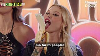 Brazilian Lesbians Explore Naked In Paradise Spots