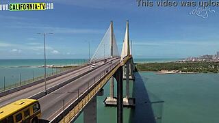 Brazilian Lesbians Explore Naked In Paradise Spots