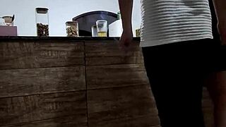 cheating on her husband with a stranger at the bar but only anal, risky?