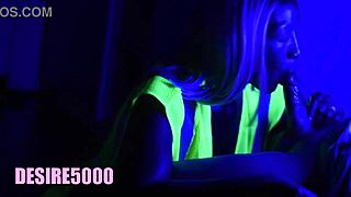 Intense Black Light Deepthroat On Monster Cock At Shipyard During Work Hours