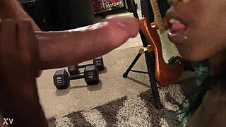 Black Blowjob With Exciting Toys!