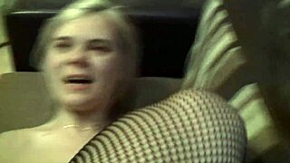 lucky dude fucks blonde teacher in lingerie doggystyle