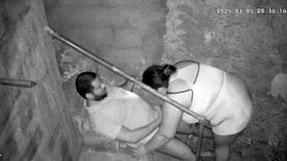 Hidden camera catches stepmother fucking stepson hard!