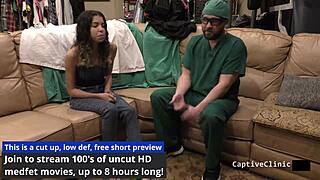 Strangers In The Night Featuring Angel Santana And Aria Nicole As Nurses In Pov