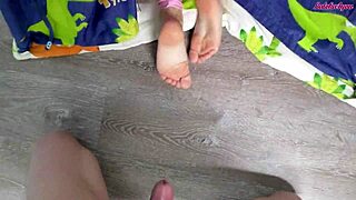 Girlfriend sucks my cock doggystyle.