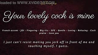 French accent girl instructs jerk off your cock