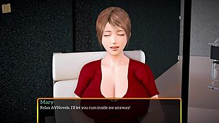 मेरी ब्रूनेट मिल्फ बड़े टिट्स के साथ फैलती है