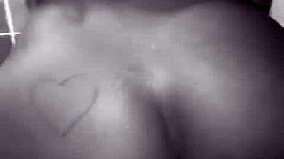 bouncing ebony rides monster cock for big ass creampie