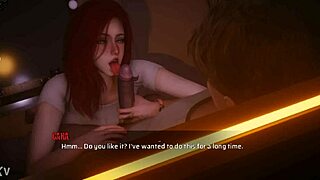 Mature Woman Fucks in Reconstruction Game with Shaved Pussy