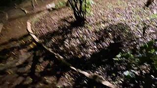 Slut Takes Me to City Square for Naked Cum in Mouth