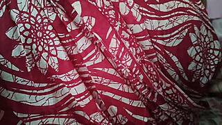 Young Indian milf with big boobs cheats, banging her boyfriend hard.