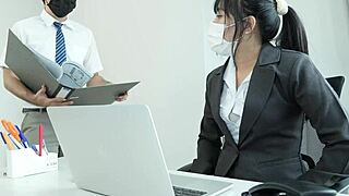 i'm the office female manager tryin' to seduce her staff, but i messed up.