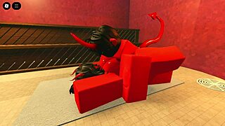 Demon Girl Seduces With Hot Oiled Body In Sauna