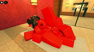 Demon Girl Seduces With Hot Oiled Body In Sauna