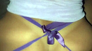 Skinny Wife Exposes Tight Pussy in Group Swing