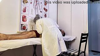 Patient Gets Hard During Exam and Can’t Resist the Brazilian Nurse’s Dirty Talk