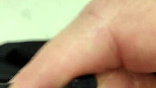 I placed my cock on my girlfriend's dirty panties!