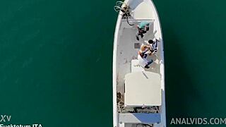 Rebecca Volpetti Takes Double Penetration on Boat MS004