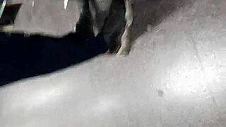 Skinny girl with big ass receives cumshot