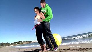 Charlotte moans, 'Ass fucked on beach.'