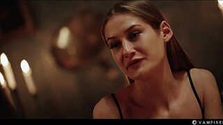 Vampire Seduction In Old Gothic Manor - Nerdy Girl Gets Mesmerized By Century Old Sexy Blonde Owner