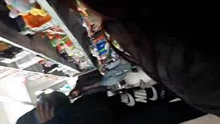 Skinny girl with big ass receives cumshot