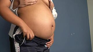 i can't believe it, these pregnant college students gettin' fucked and creampied after class!