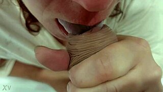 Standing Doggystyle Action with Mature Wife in Bathroom POV Scene