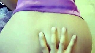 This cute petite student in lingerie shows off her big ass! 😘