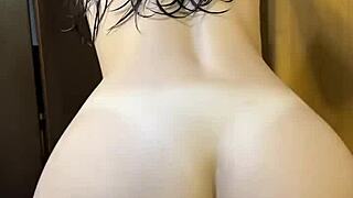 fresh from shower, ready for action