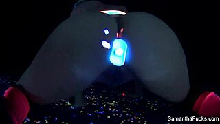 Blonde Pornstar Samantha Saint Nudes Her Big Tits And Pussy In Solo Masturbation