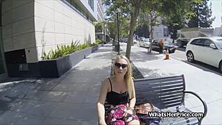 Pounding a broke blonde teen 18+ picked up from the street. She needed cash for hardcore action.