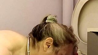 Slave girl slapped and humiliated in the toilets with dirty talk