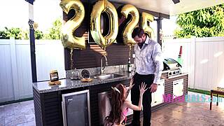 Teenie Shows Off Skills Leading To New Year Thrill