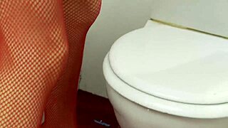 Gloryhole slut gets wild with quick wet pussy banging in steamy action.