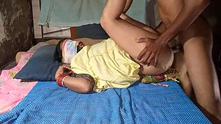 Step sister shares intimate moments in Indian desi girl video