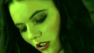 Mistress, are you ready for my whip? The handmaiden gropes and binds you in leather bondage