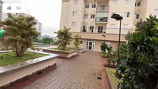 Amberzinha Shows New Apartment And Fucks