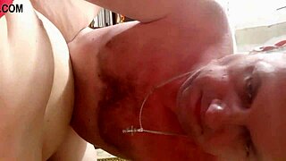 Intriguing wife with big tits in scenario